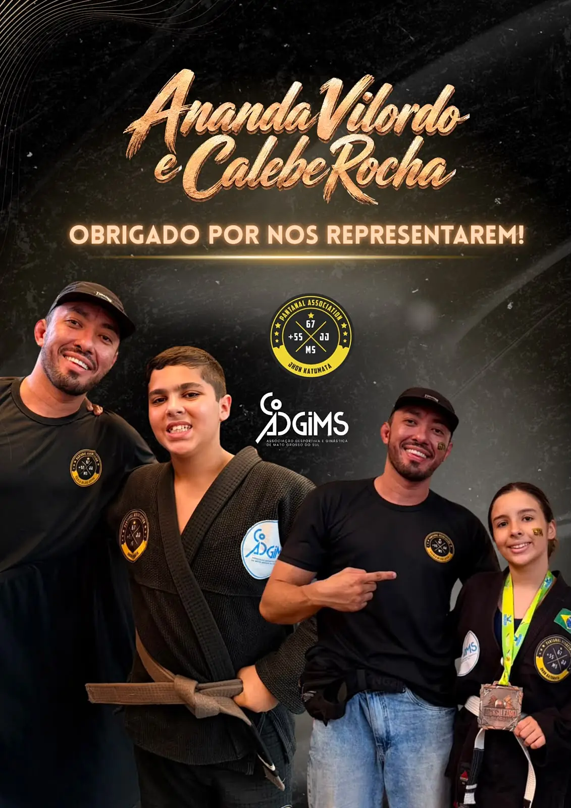 Ananda Vilordo e Caleb Rocha participaram do Campeonato Brasileiro de Jiu-Jitsu - Foto 5