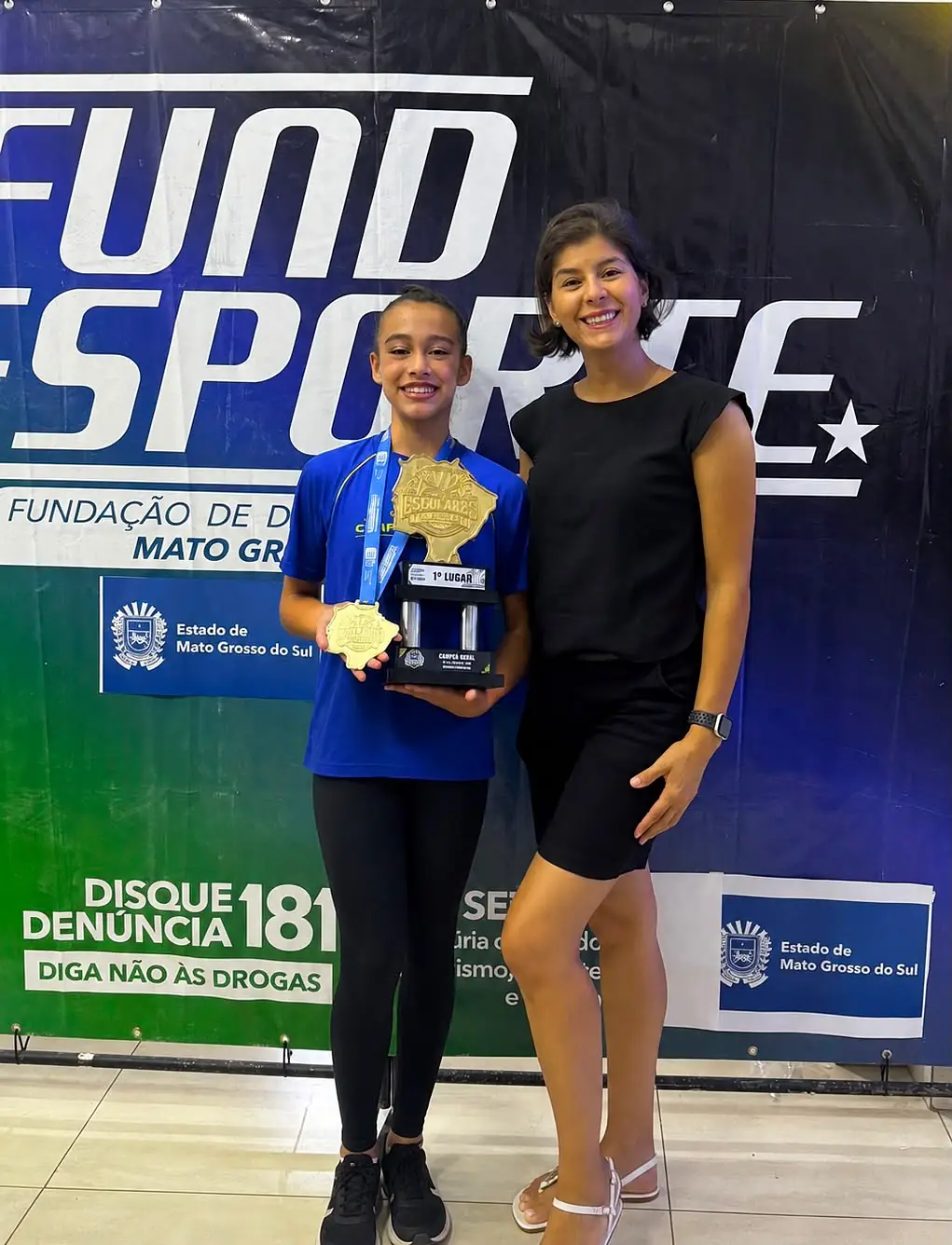 Atleta Yasmin Gomes da ADGIMS foi classificada para os Jogos Escolares Brasileiros (JEBs)